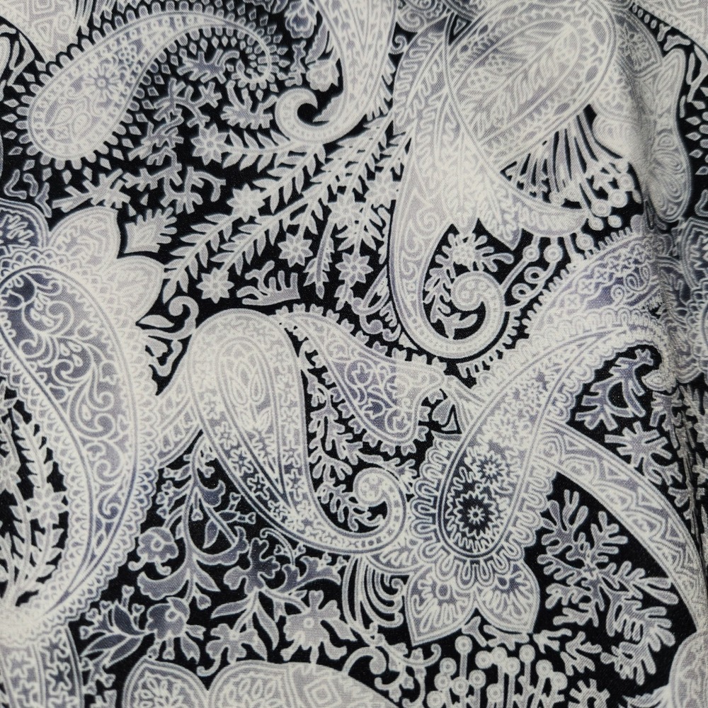 society of threads Paisley Gray Mens Small Regular Fit Stretch Wrinkle Free Nwt - Picture 6 of 9